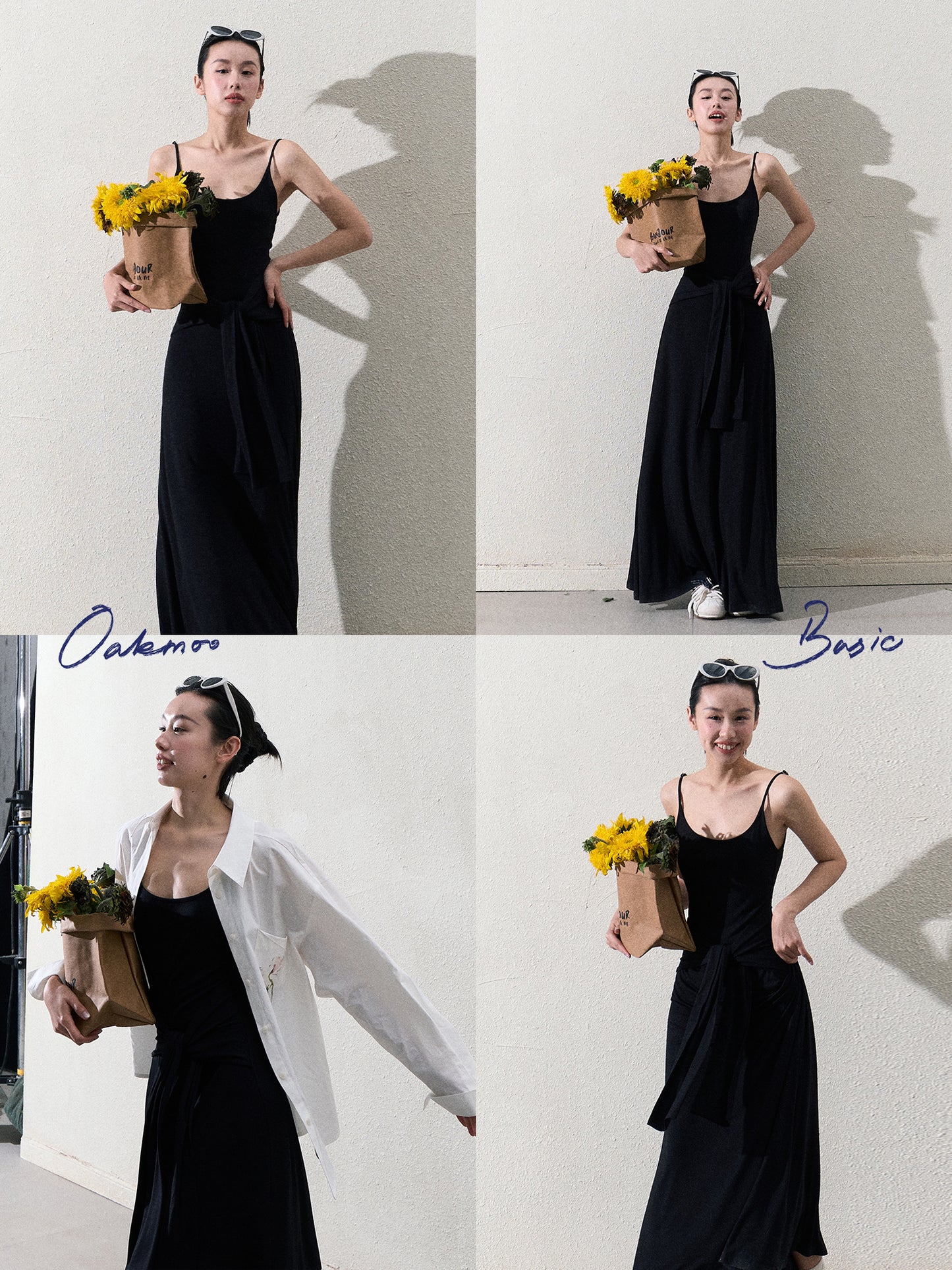 Maxi Cami Dress With Waist Tie Detail