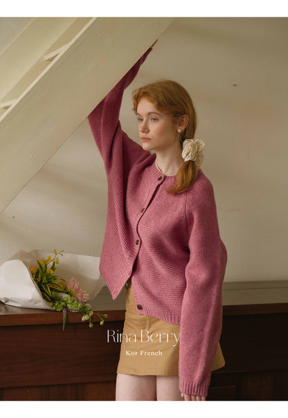 Cozy Patterned Knit Cardigan