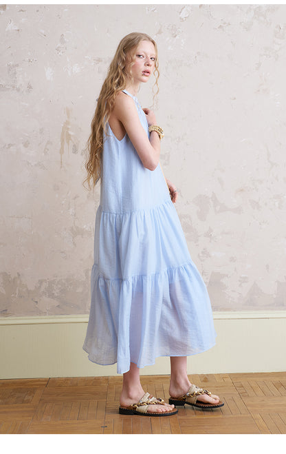 Beaded Halter Neck Maxi Dress