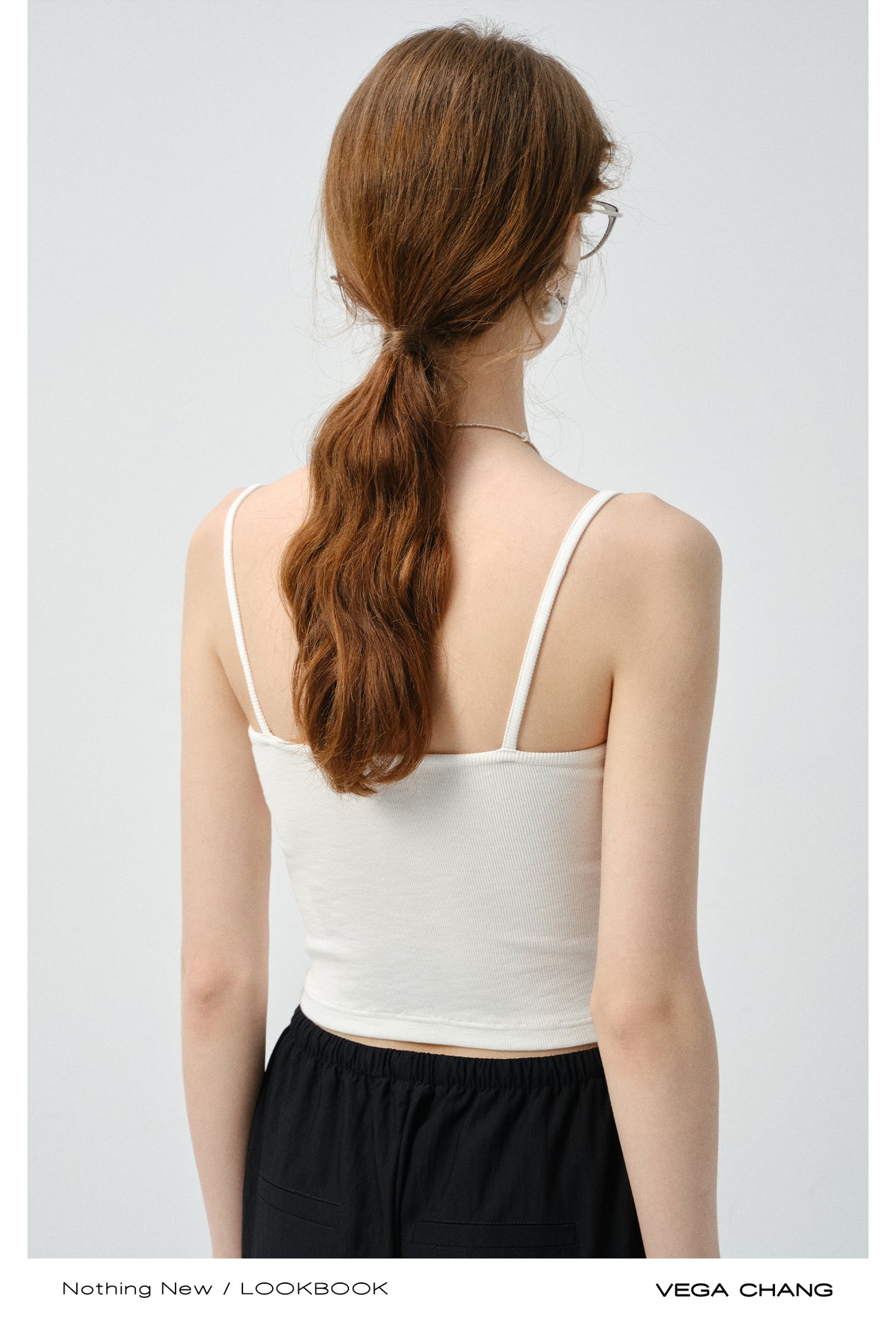 Half-Button Padded Camisole Top