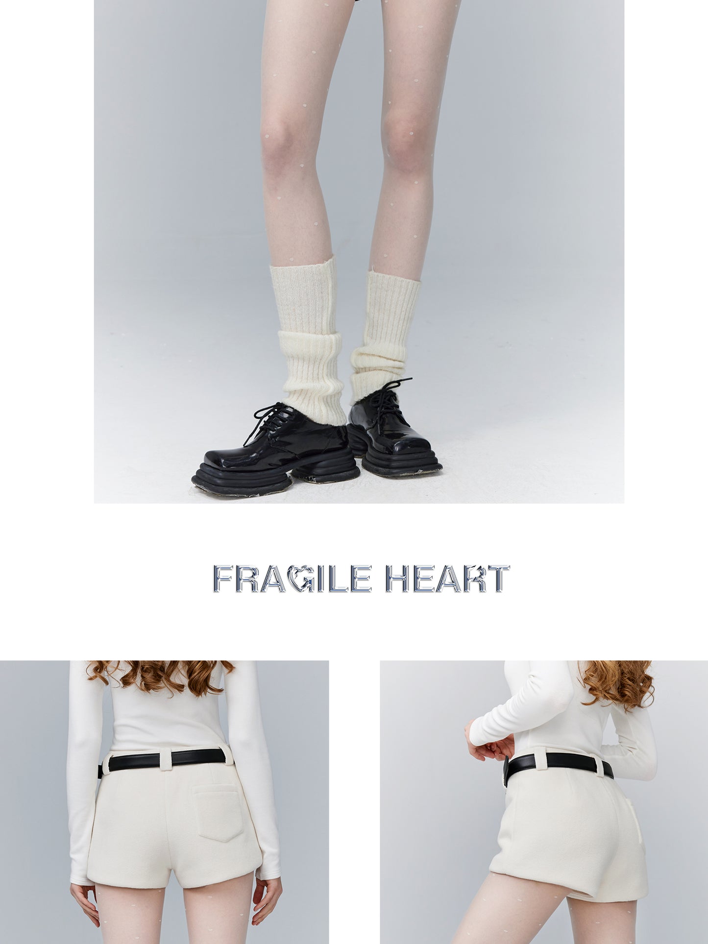 Wool Blend Micro Shorts