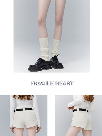 Wool Blend Micro Shorts