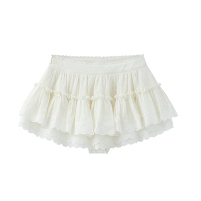 Tiered Lace Micro Mini Skort
