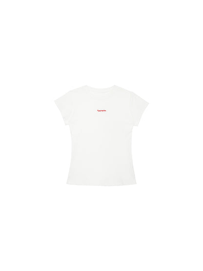 Minimalist Embroidered Crewneck T-Shirt
