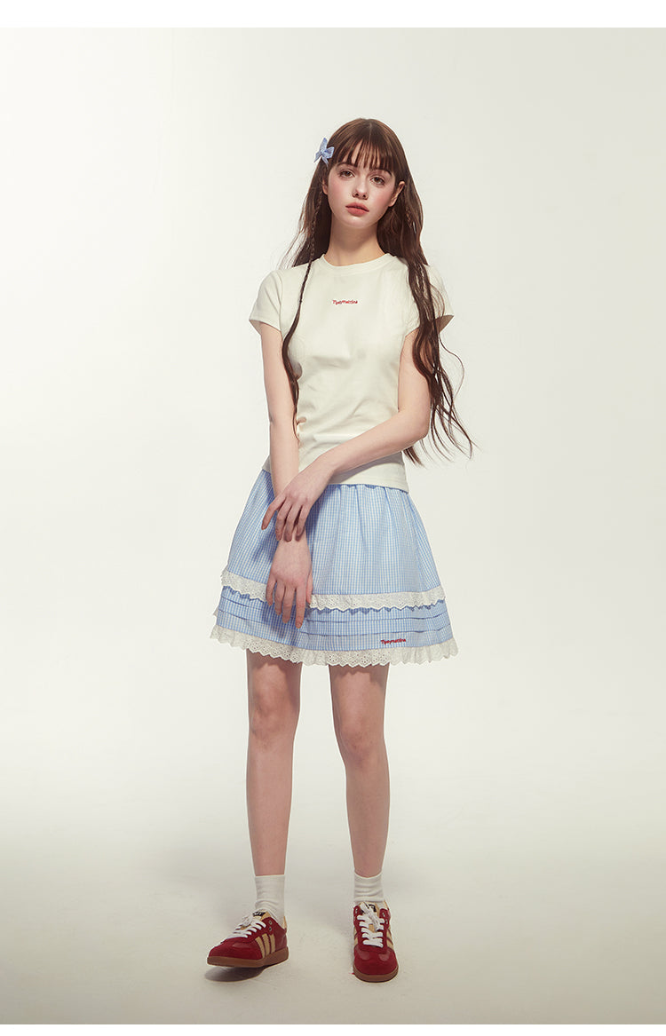 Minimalist Embroidered Crewneck T-Shirt