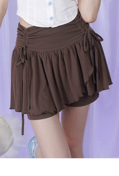 Ballet-Style Flared Skirt With Short Leggings