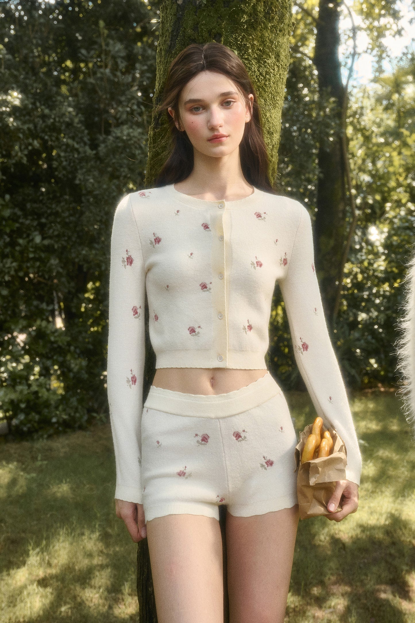 Floral Cozy Knit Collection - 7 Pieces