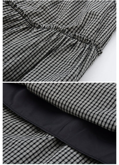 2-Tier Gathered Flare Skirt In 3 Variations