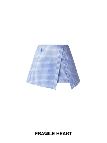 Layered-Look Sweatshirt, A-Line Skort & Barrel-Leg Pants