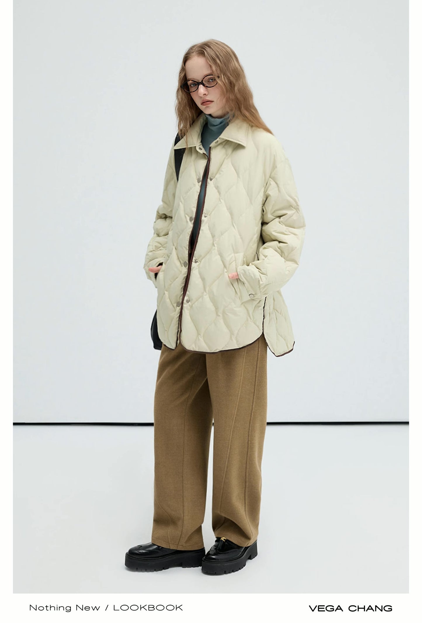 90% White Duck Down Collared Puffer Jacket