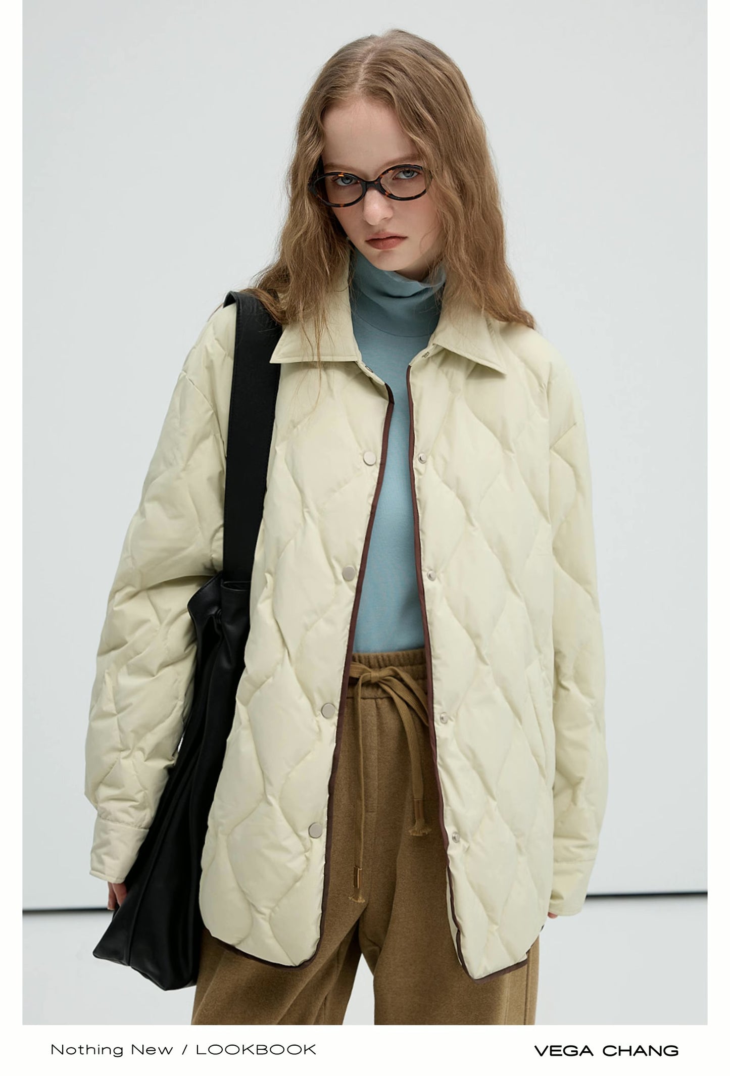 90% White Duck Down Collared Puffer Jacket