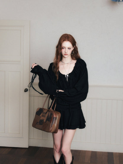 Loose-Fit Chiffon Dress