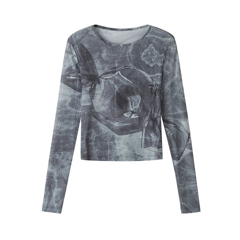 Candy Print Long Sleeved T-shirt