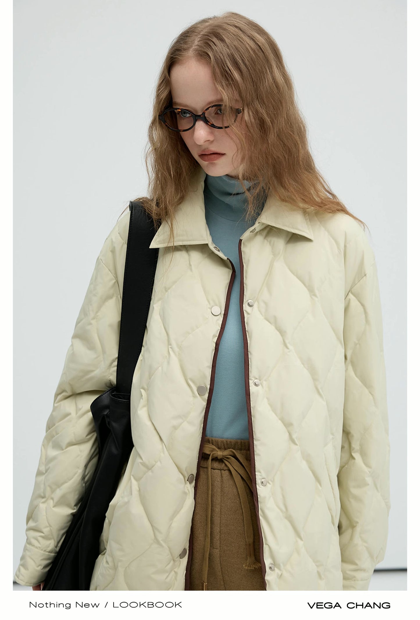 90% White Duck Down Collared Puffer Jacket