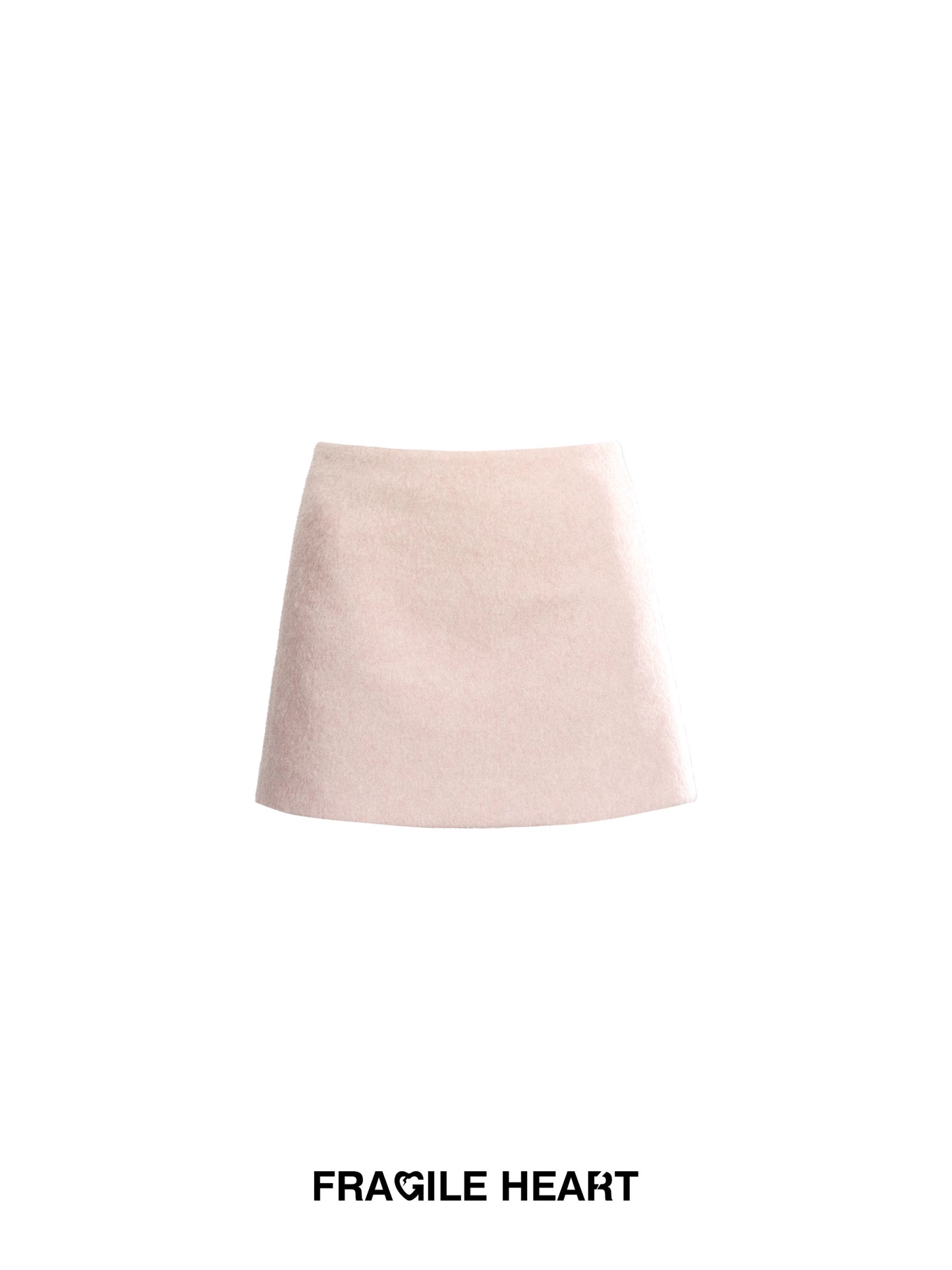 Wool Blend A-Line Mini Skirt