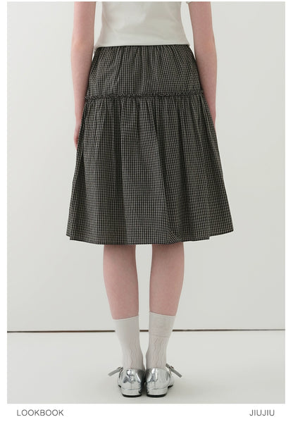 2-Tier Gathered Flare Skirt In 3 Variations