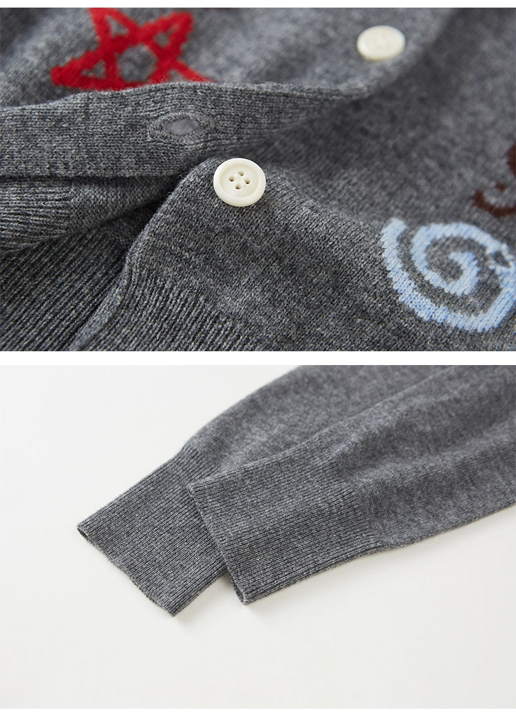 Star & Moon Slim Fit Soft Knit Cardigan