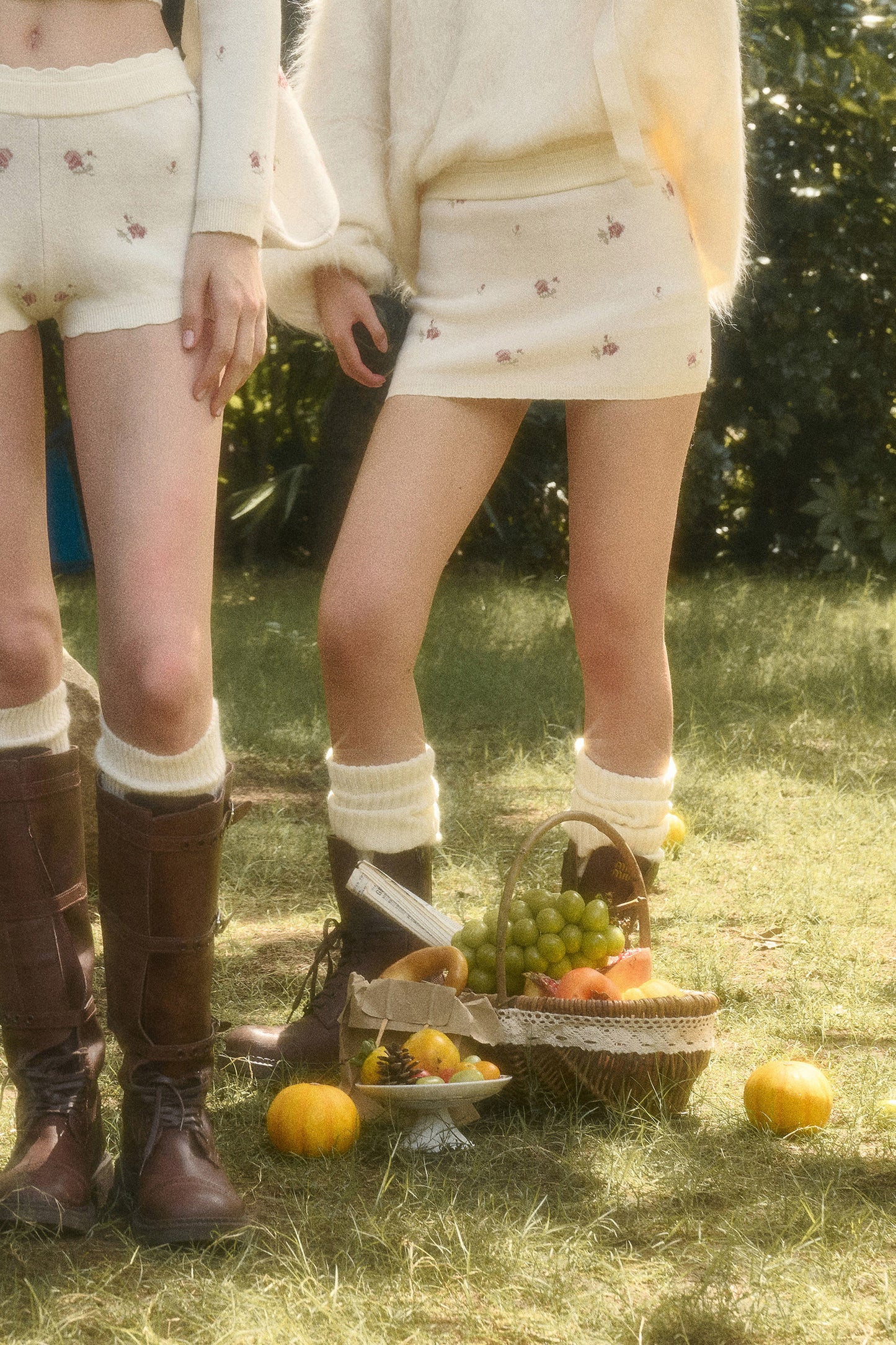 Floral Cozy Knit Collection - 7 Pieces