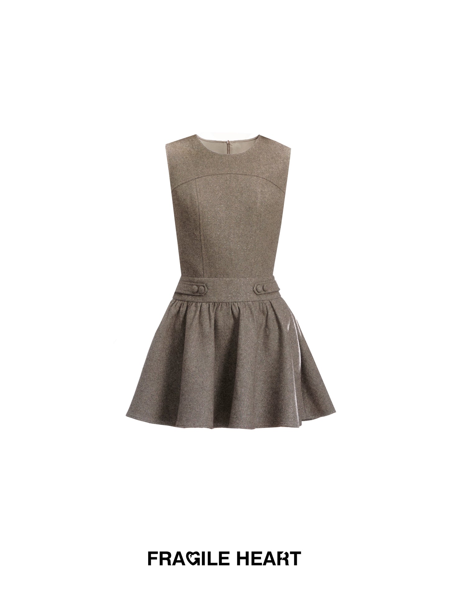 Fit-And-Flare Mini Dress & Peter Pan Collar Blouse