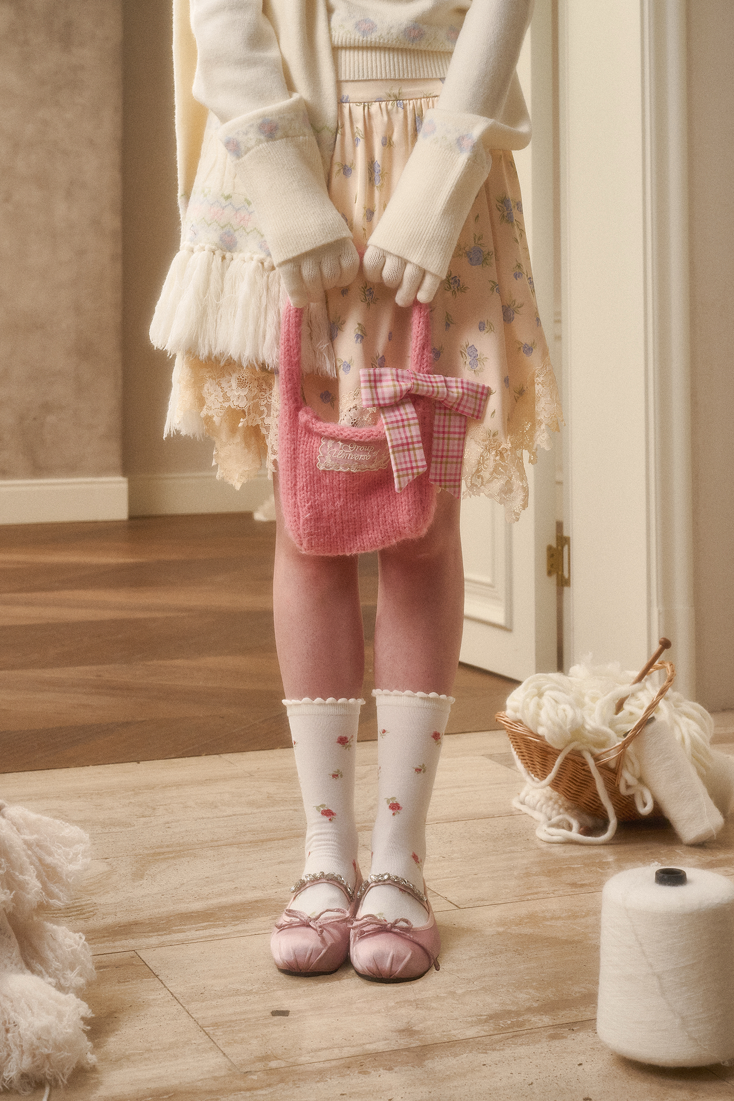 Floral Cozy Knit Collection - 7 Pieces