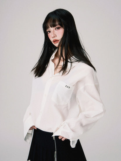 Classic Relaxed Fit Button-Up Shirt