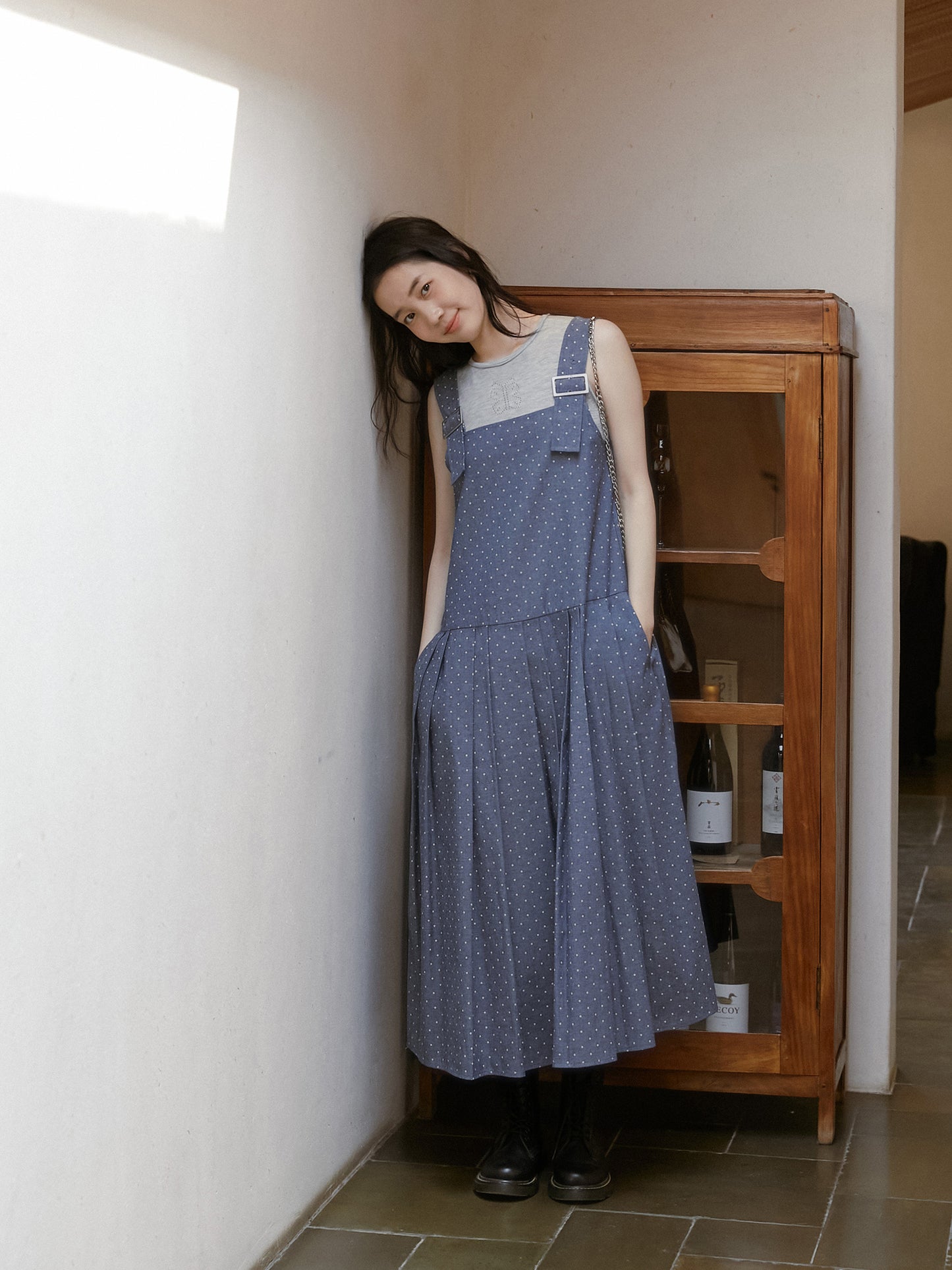 Butterfly Pointelle Sleeveless Knit Top