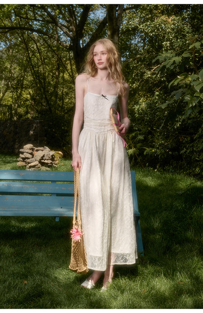 Sparkling Sequin Lace Dress With Removable Straps