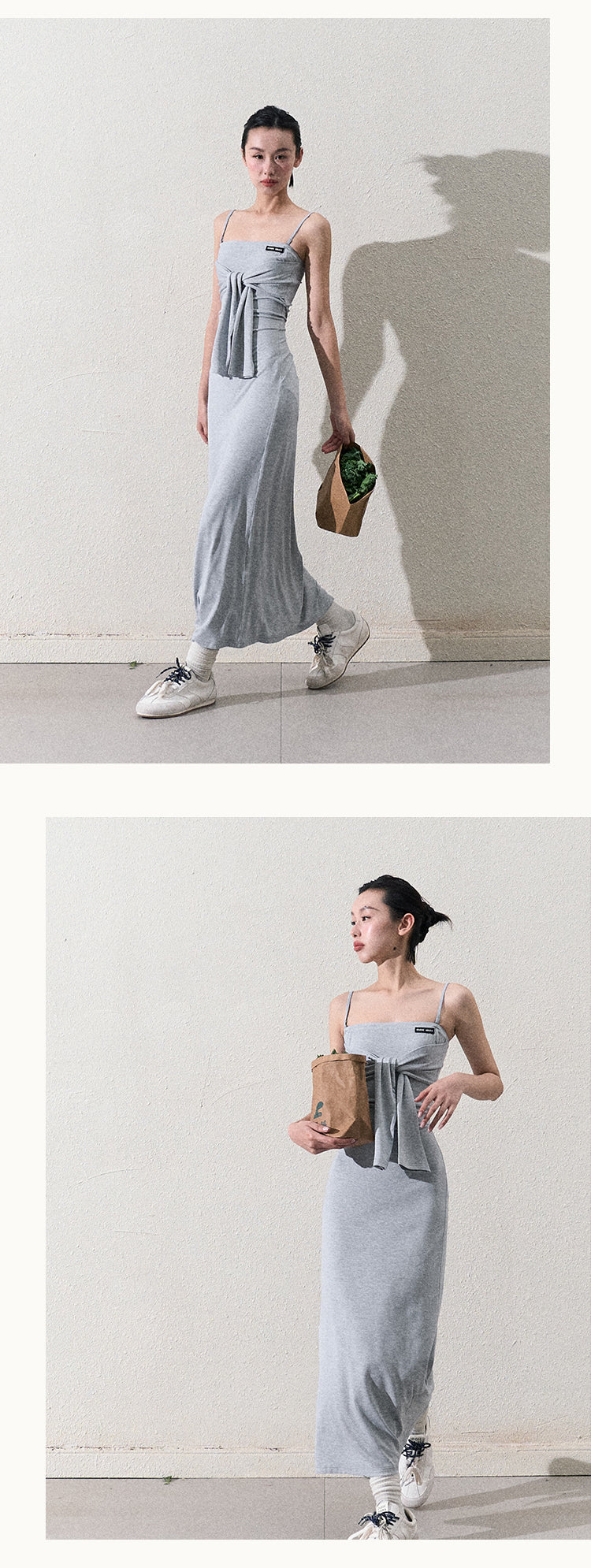 Sporty Casual Tube Dress With Straps In Two Lengths