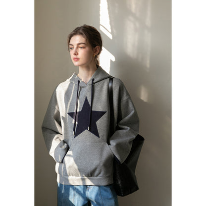 Large Star Patch Hoodie