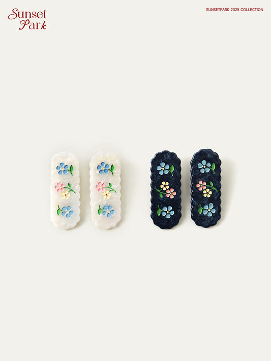 2-Piece Flower Hair Pin Set