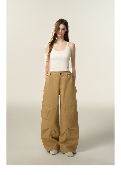 Cross-Strap Padded Cotton Camisole Top