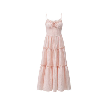 Corset-Style Floral Lace Holiday Dress
