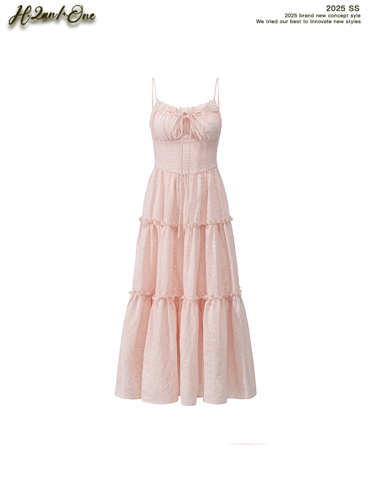 Corset-Style Floral Lace Holiday Dress