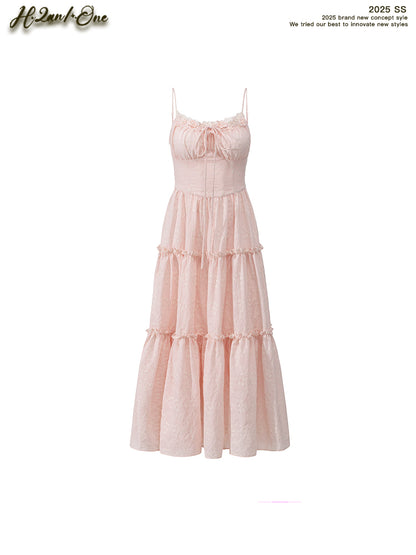 Corset-Style Floral Lace Holiday Dress