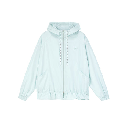 Bubble Skirt With Bow Detail & Hooded Jacket