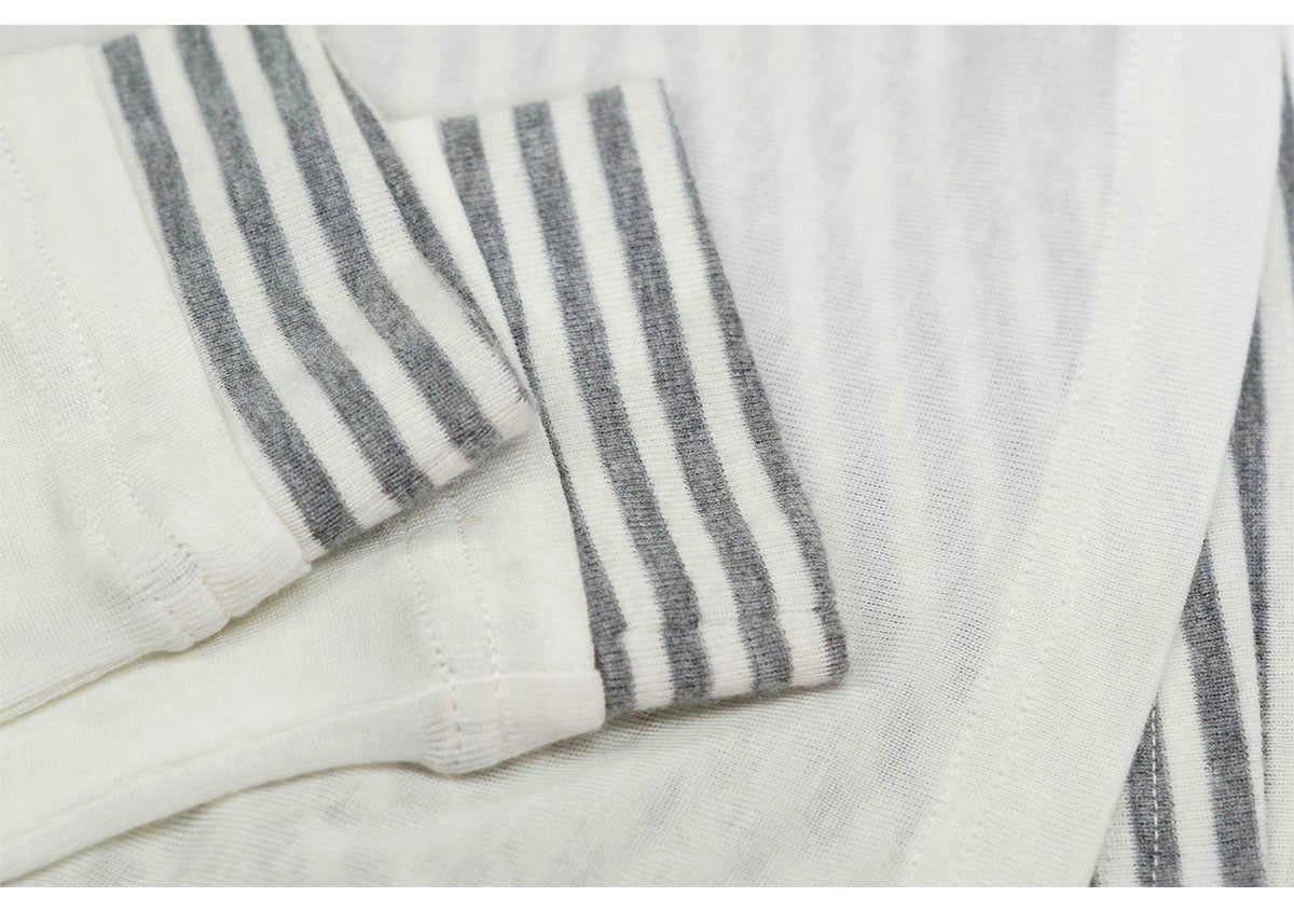 Punk Print Striped Layered Tee