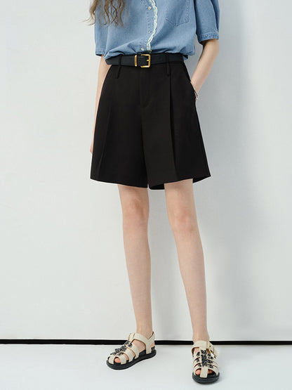 Casual High-Waist Tuck Shorts