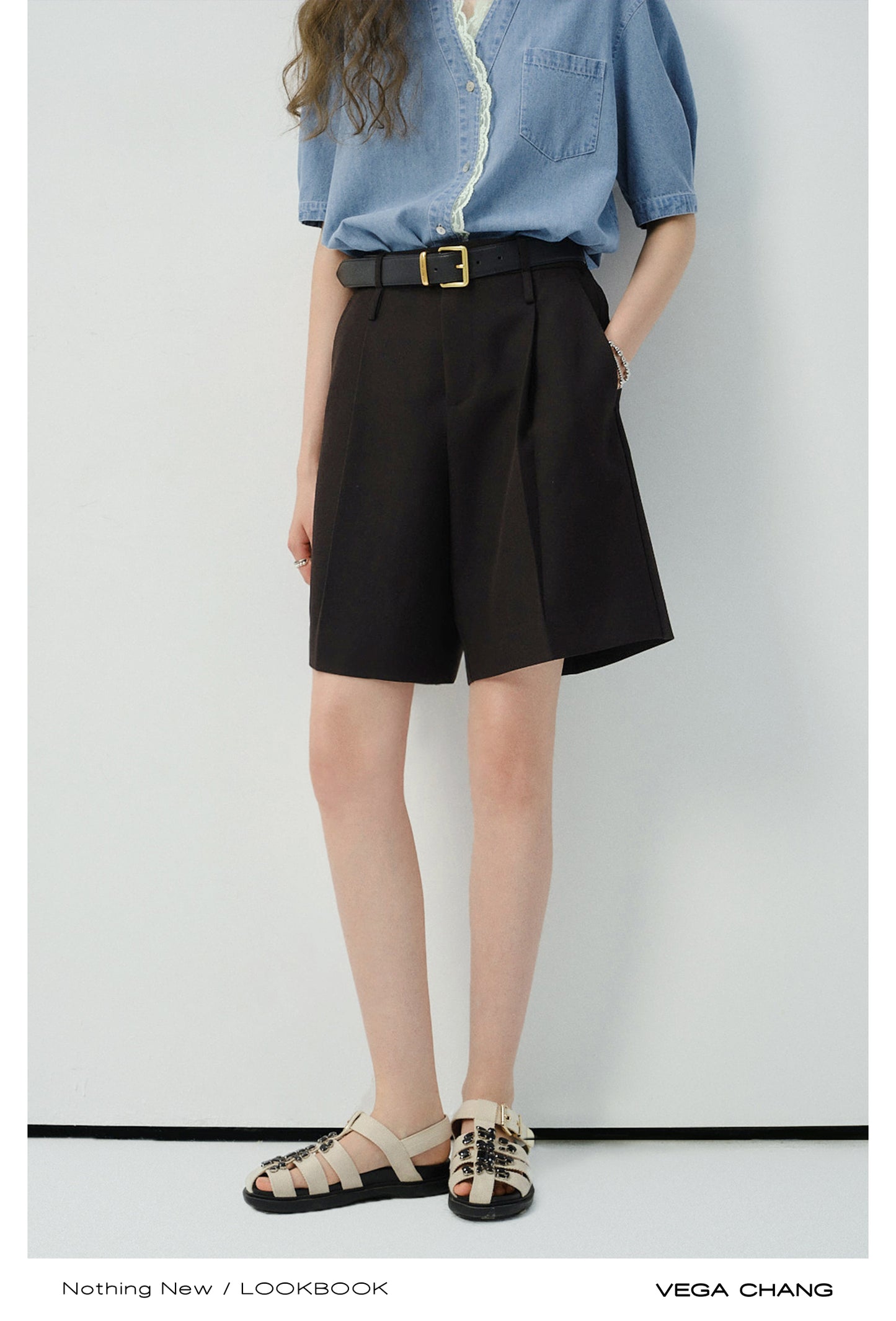 Casual High-Waist Tuck Shorts