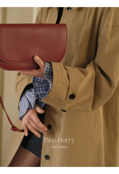 Oversized Storm-Flap Button-Up Coat