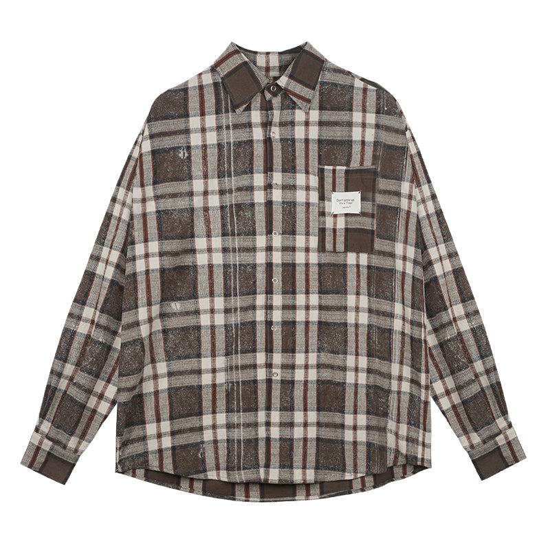 Plaid Oversized Linen-Blend Shirt, High-Waisted Shorts