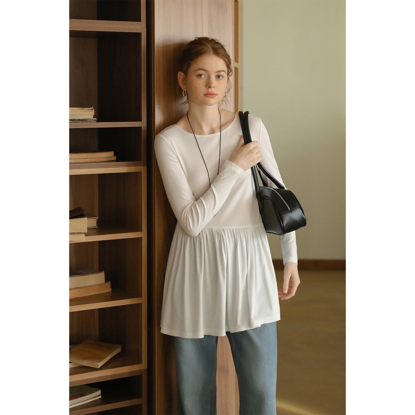 Asymmetric Peplum T-Shirt