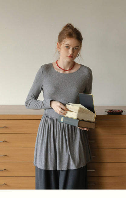 Asymmetric Peplum T-Shirt