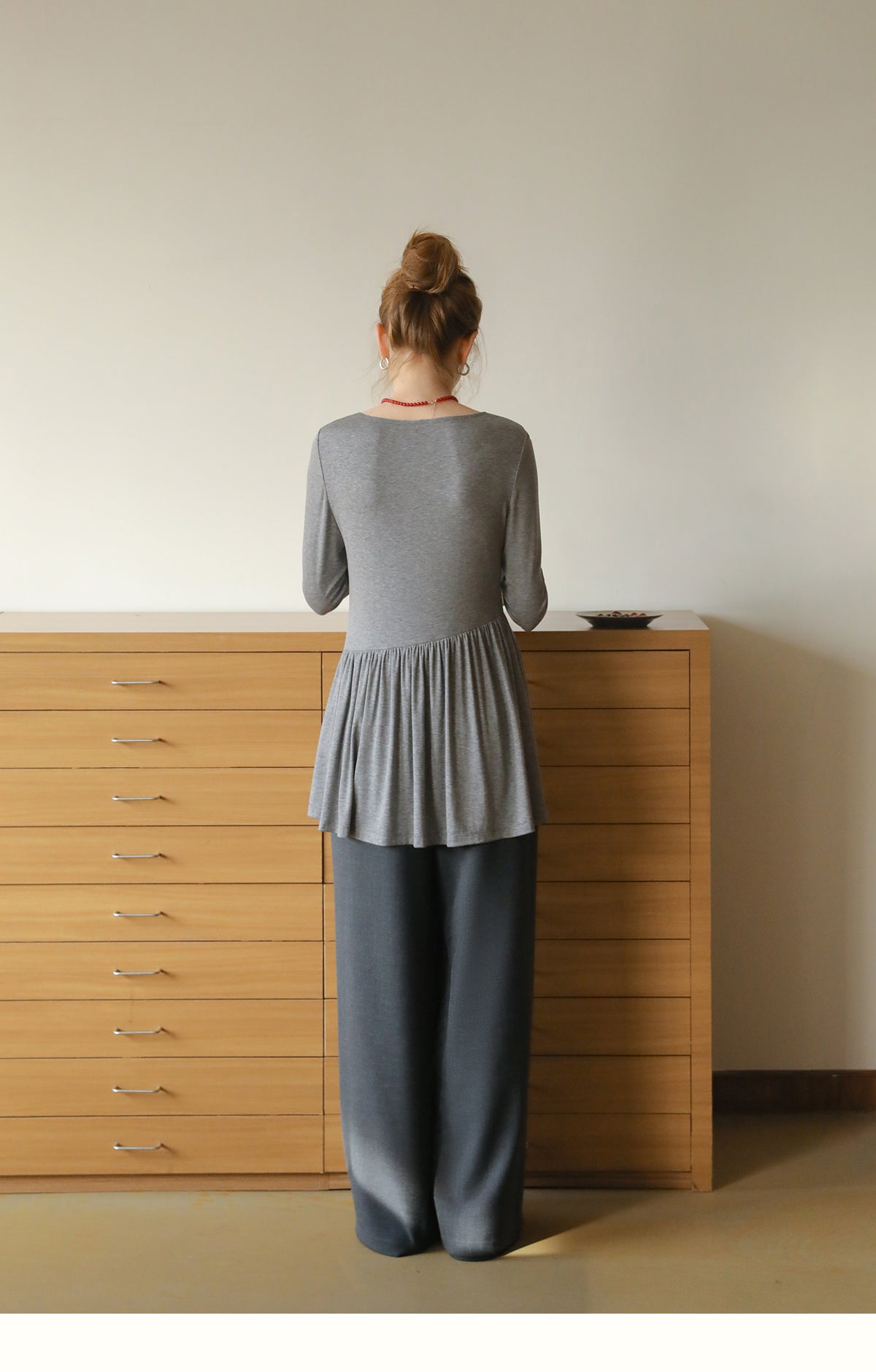 Asymmetric Peplum T-Shirt