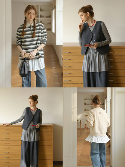 Asymmetric Peplum T-Shirt