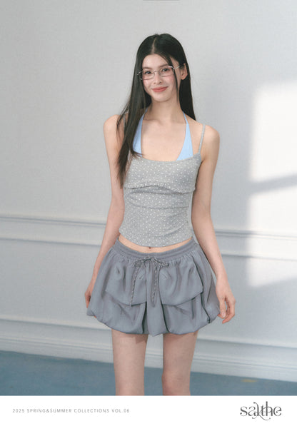 Frill Cami Top With Adjustable Straps
