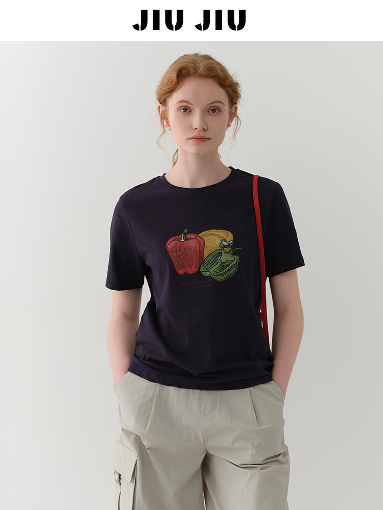 Paprika Print T-Shirt