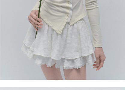 Asymmetric Wave-Front Ballet Neck Top