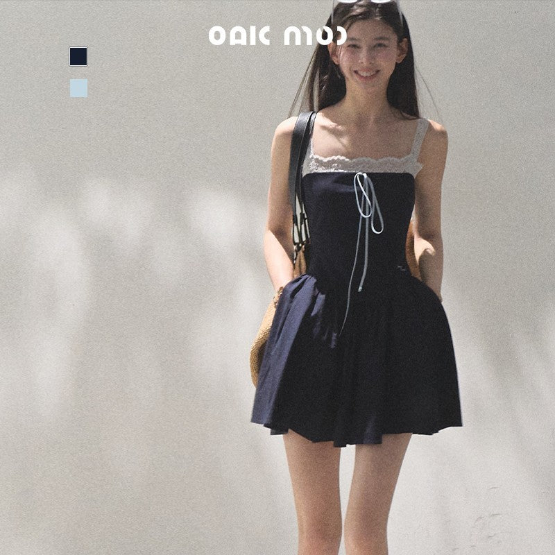Lace Strap Dress In 2 Lengths