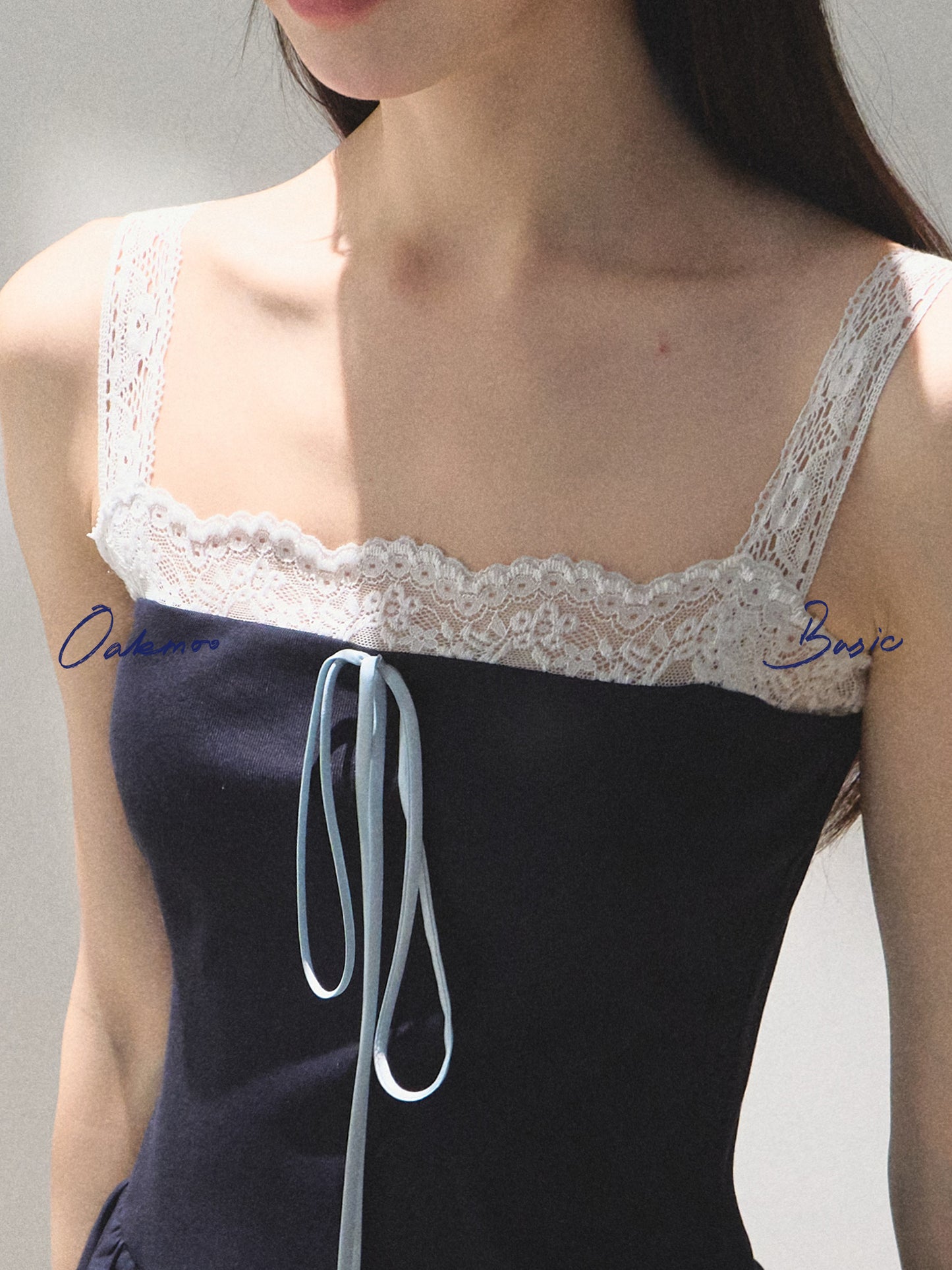 Lace Strap Dress In 2 Lengths