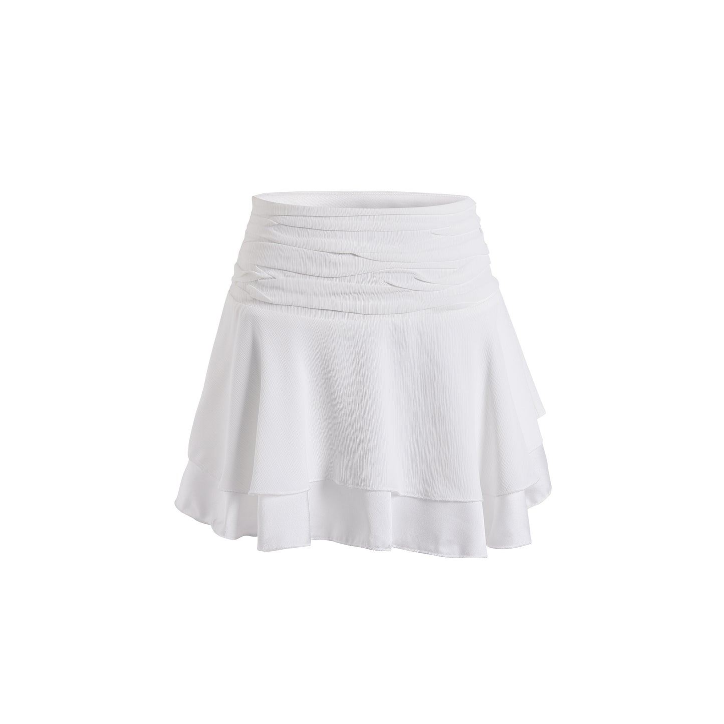 Sleeveless Crop Top With Scarf Detail And Matching Skirt